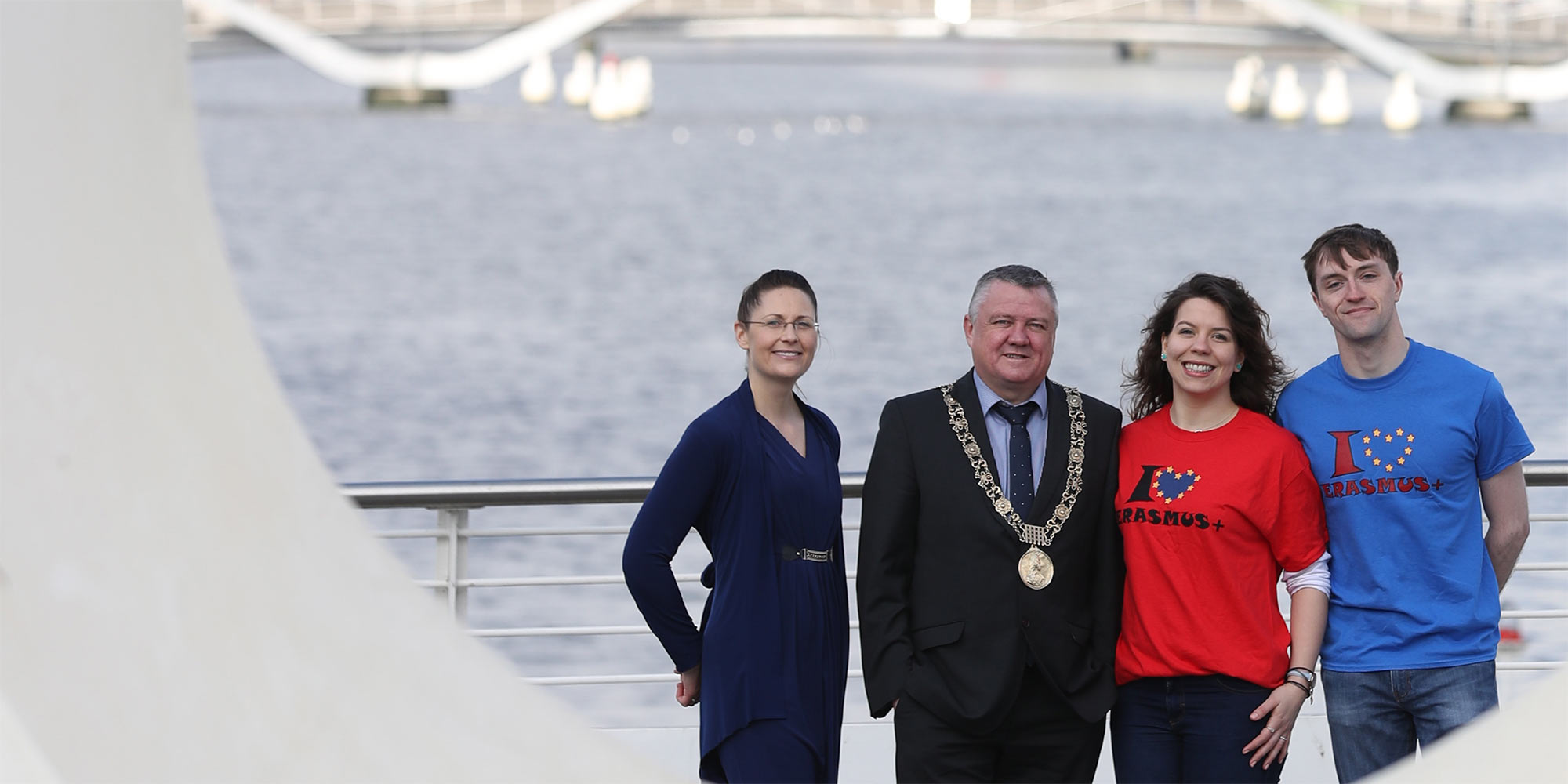 Pictured with the Lord Mayor of Dublin Brendan Carr from left Dr. Gemma Irvine, Neil Tynan and Mariana Reis de Almeida from the Irish NA at the HEA Pictured with the Lord Mayor of Dublin Brendan Carr from left Dr. Gemma Irvine, Neil Tynan and Mariana Reis de Almeida from the Irish NA at the HEA