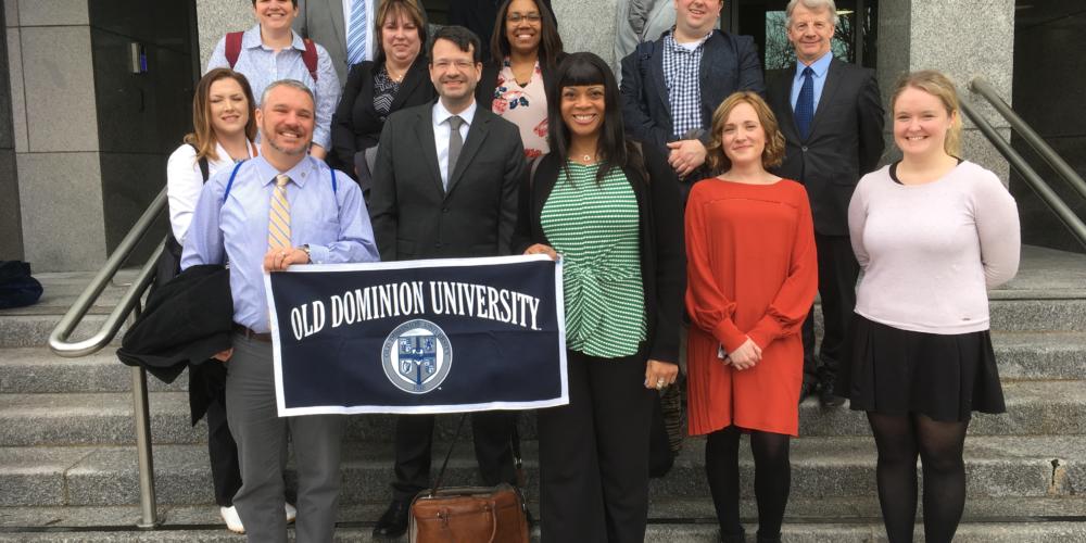 Image of Faculty and Graduate students from Old Dominion University on a study visit to Ireland.
