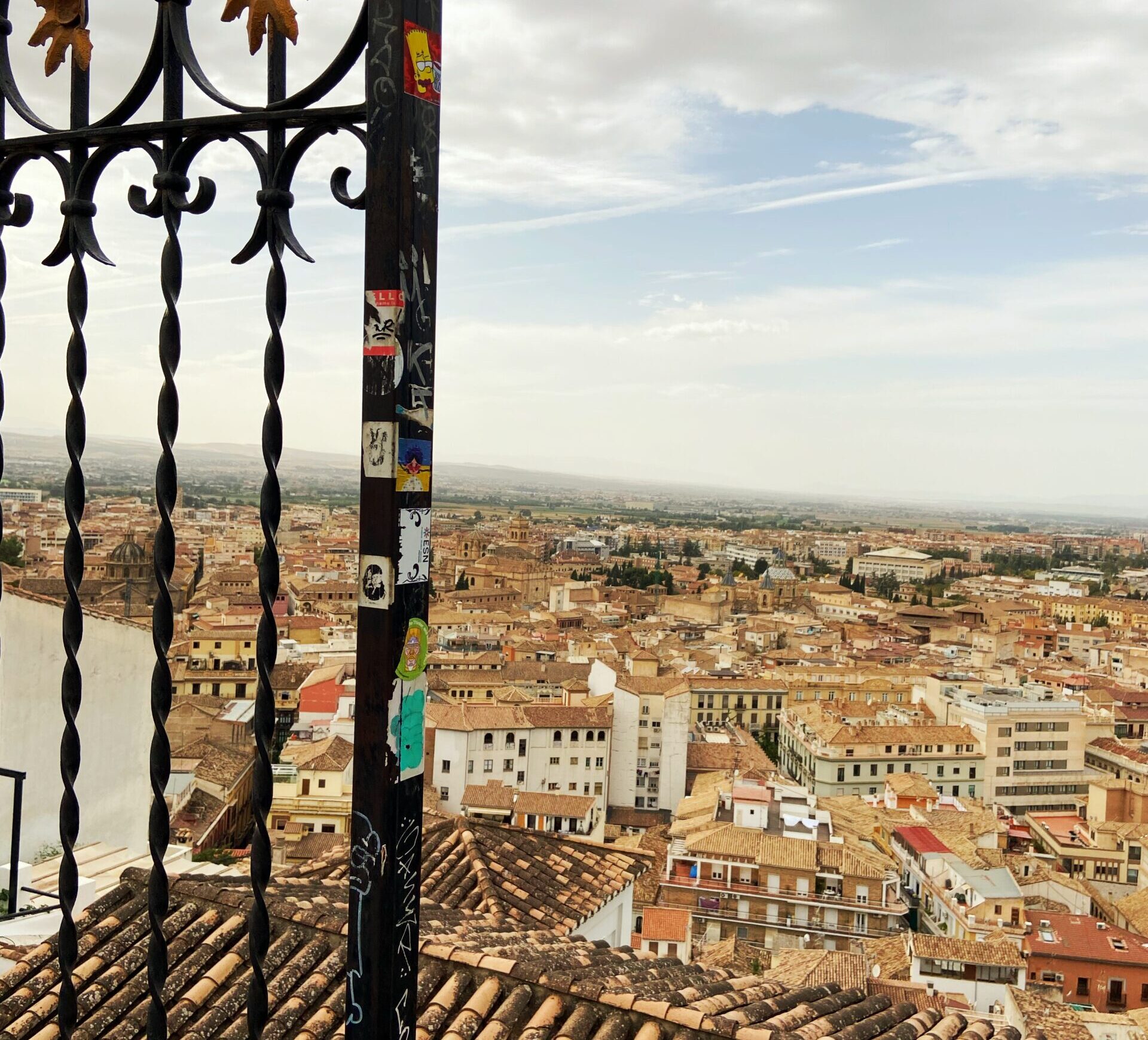 Bird’s-eye view of Granada