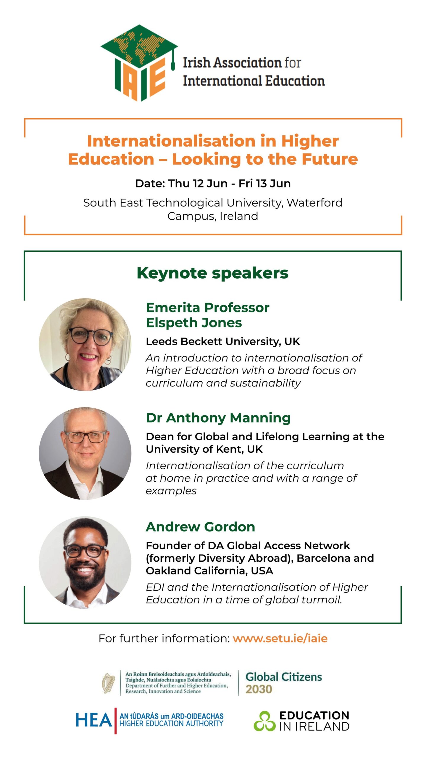 Internationalisation in Higher Education – Looking to the Future, poster