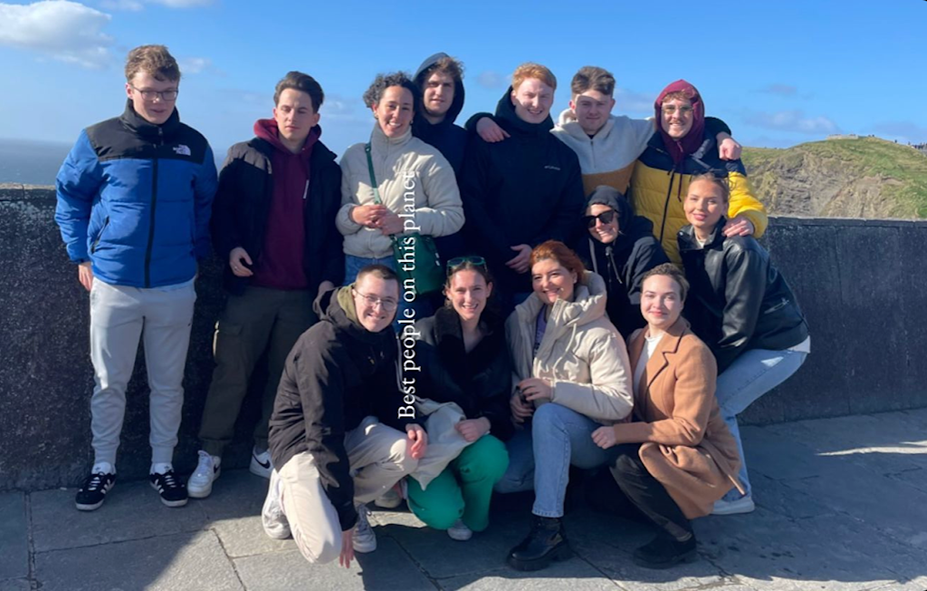 At Cliffs of Moher – post-Erasmus+, St. Patrick's weekend 2023