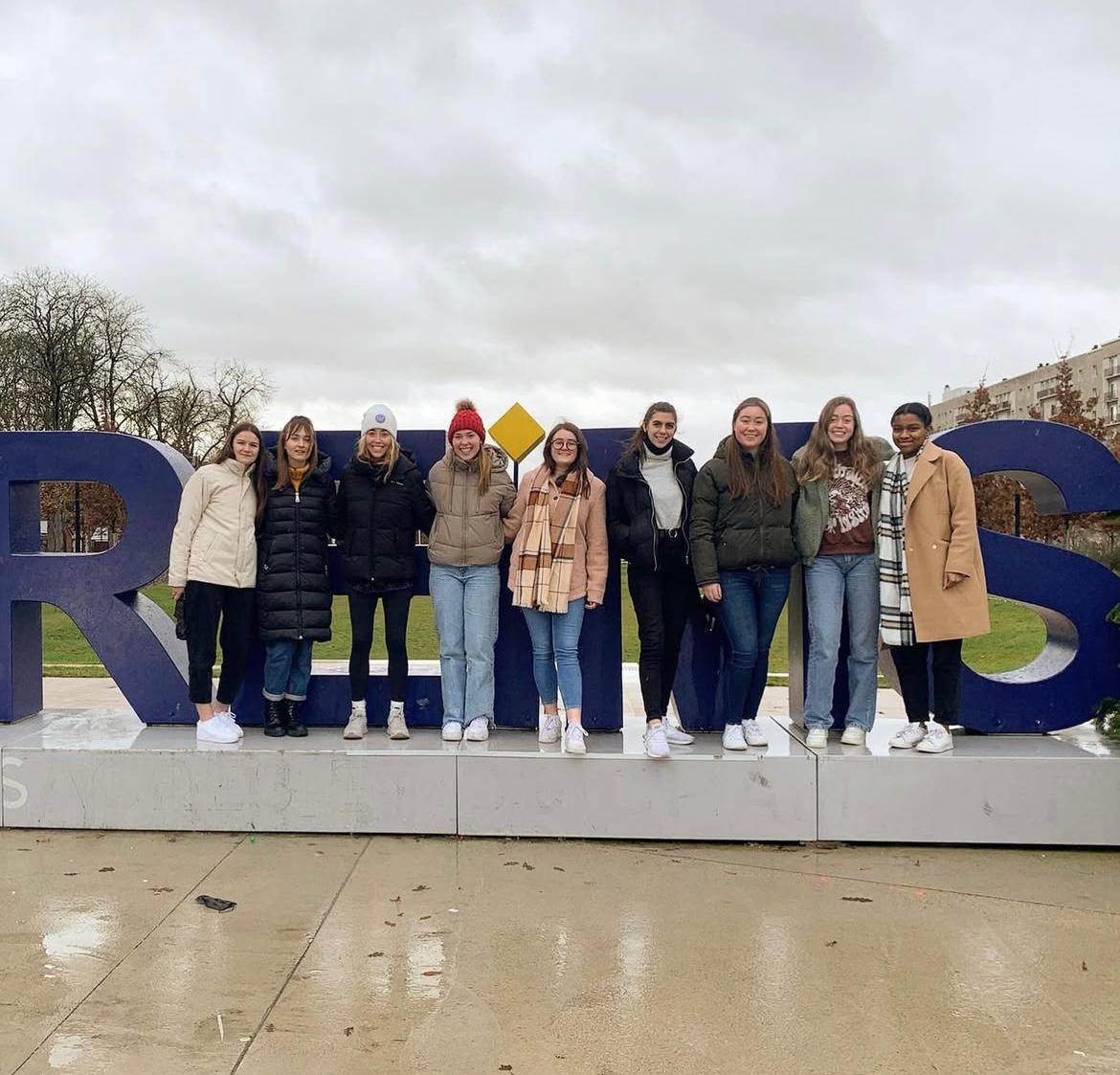 Aimee with Some of the Global Business and French girls