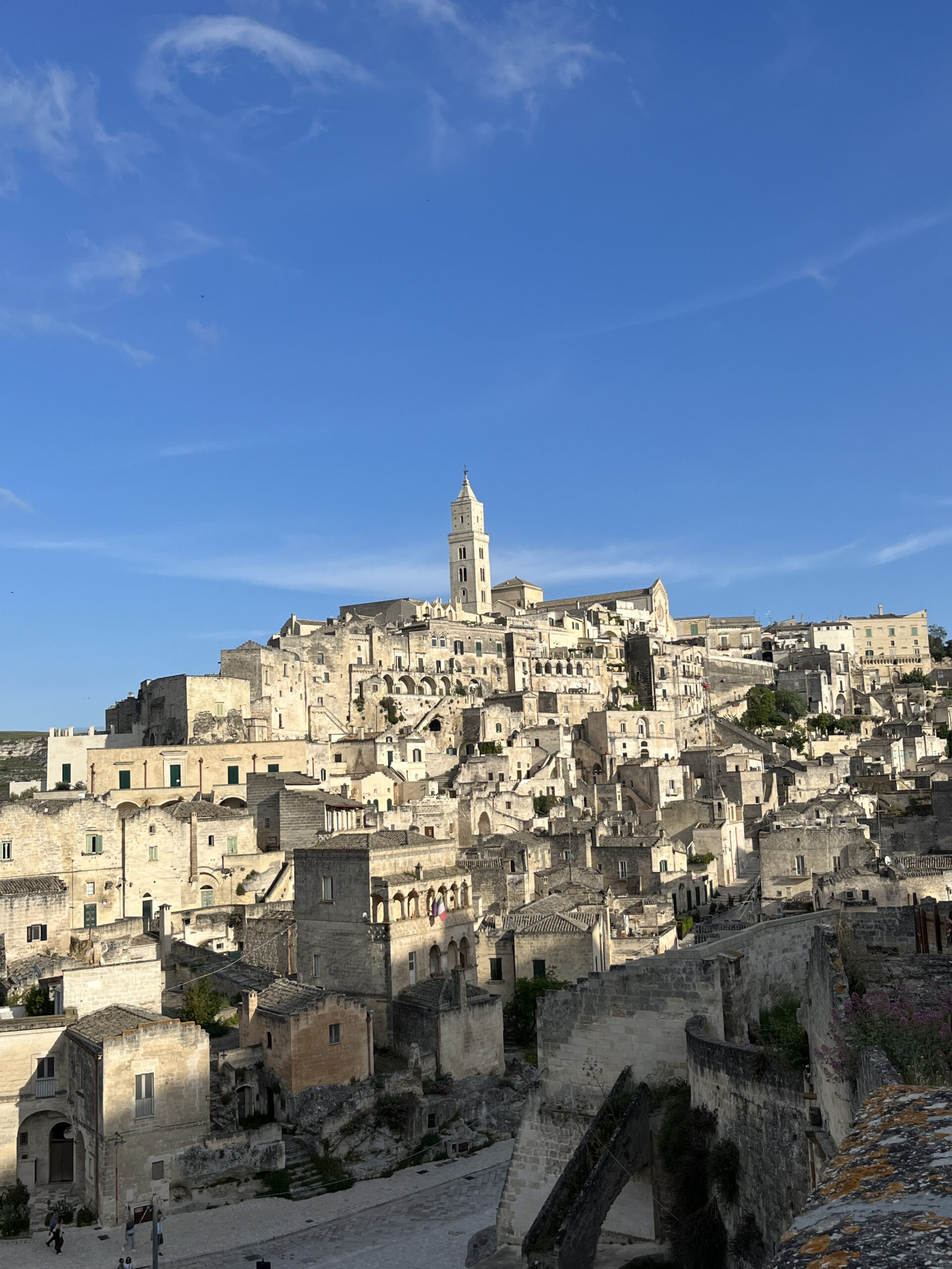 Visiting the UNESCO Heritage Site of Matera – made popular by the James Bond film No Time To Die.