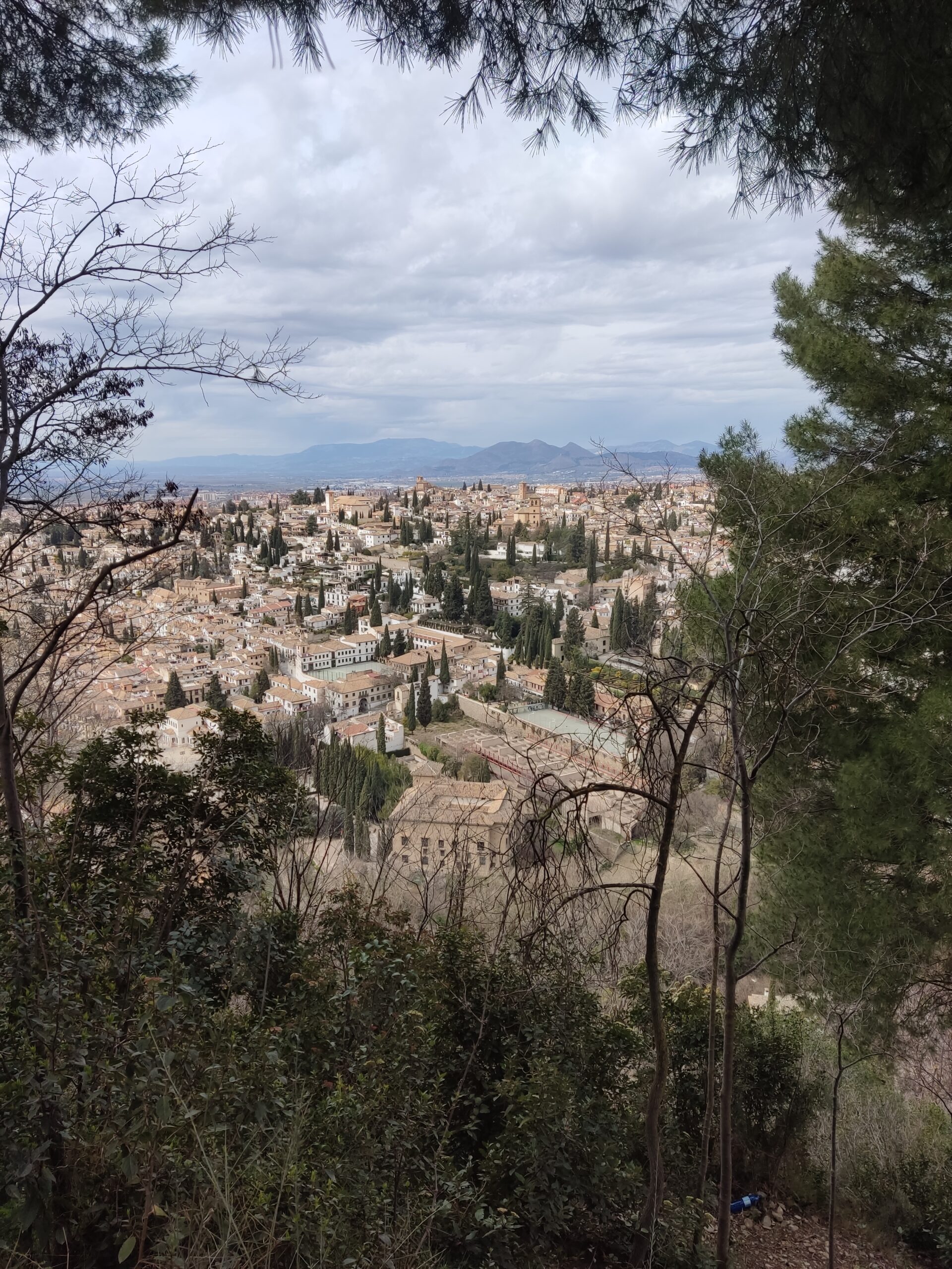 View of Granada from the hills