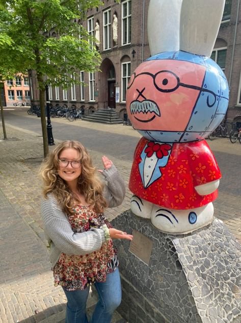 Paula with Miffy